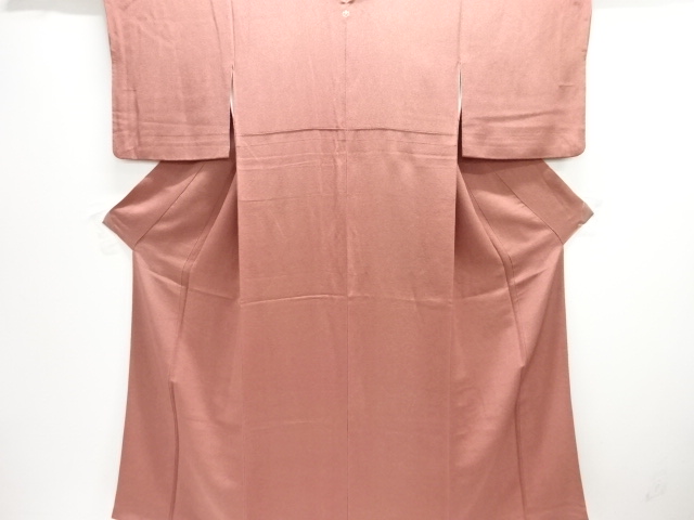 作家物　縮緬地一ツ紋鮫小紋着物